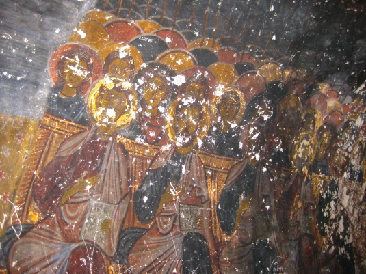 more frescoes in the cave churches